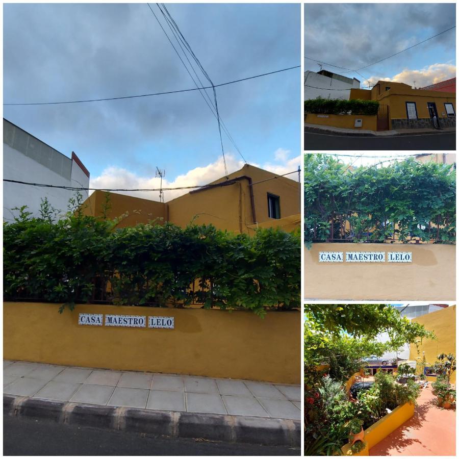 Casa Maestro Lelo - Acogedora Casa Rural Canaria Con Patios Y Jardines De Flores Las Palmas de Gran Canaria Eksteriør bilde